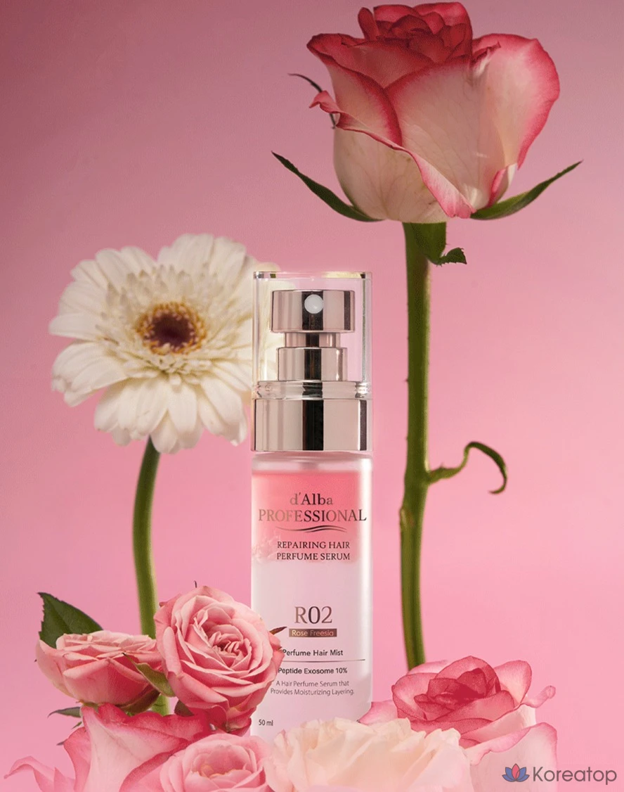Сыворотка для волос d'Alba Professional Repairing Hair Perfume Serum, оттенок Rose Freesia, 50 мл, 1 шт.
