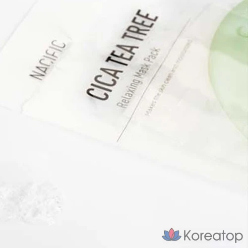 Тканевая маска для лица NACIFIC Cica Tea Tree Relaxing Mask, 30 г, 1 шт.