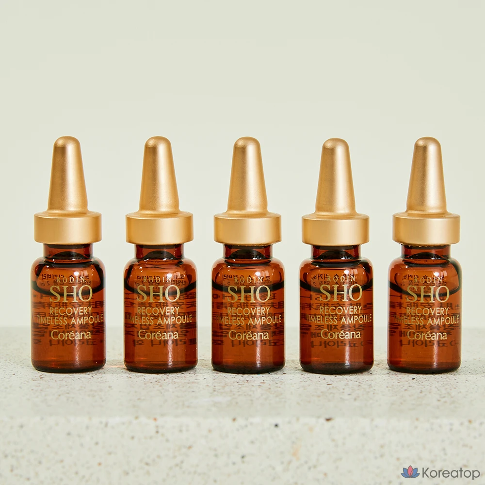 Ампульная сыворотка Coreana Rodin Show Recovery Timeless Ampoule, 2 мл x 28 шт, 56 мл, 1 шт.