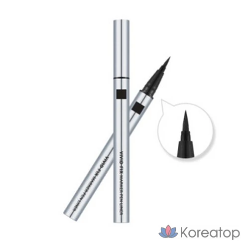 Подводка-маркер для глаз Missha Vivid Fix Marker Pen Liner, насыщенный черный