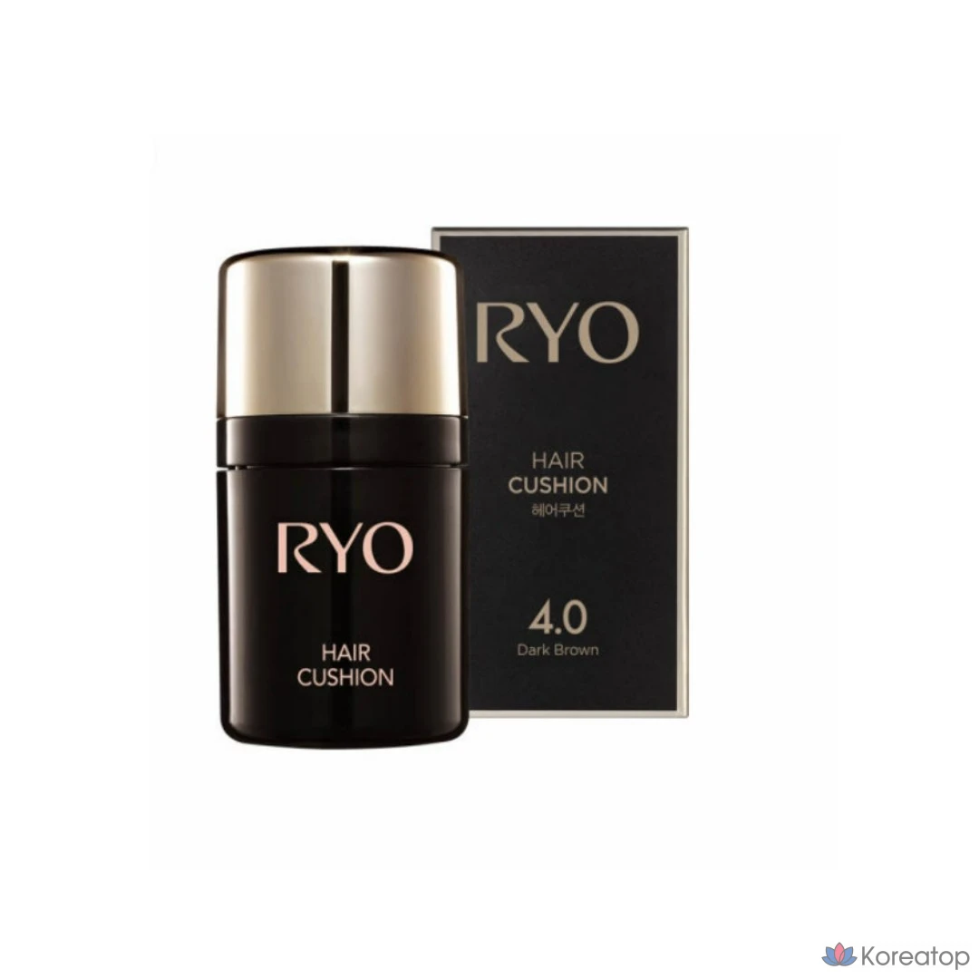 Кушон для волос Ryo Hair Cushion, оттенок 01 Dark Brown 4.0, 7 г, 1 шт.