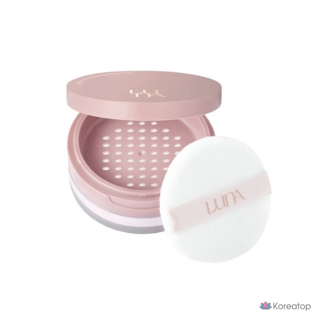 Пудра Luna Pro Photofinisher Powder 10 г SPF45 PA+++, 1 шт., Розовая пудра PINK