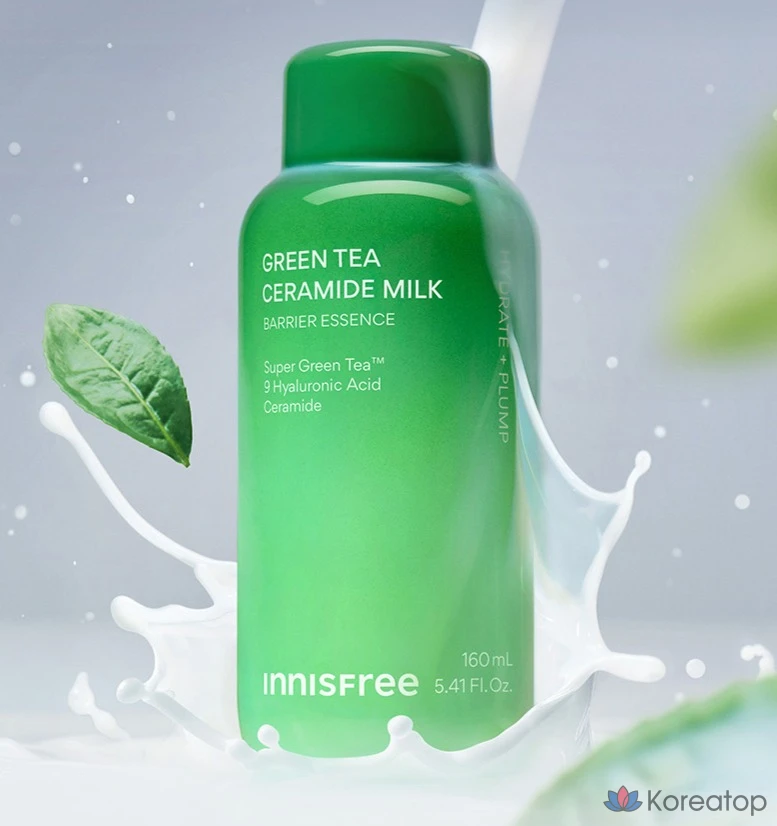 Эссенция для лица Innisfree Green Tea Ceramide Milk Essence, 90 мл, 1 шт.