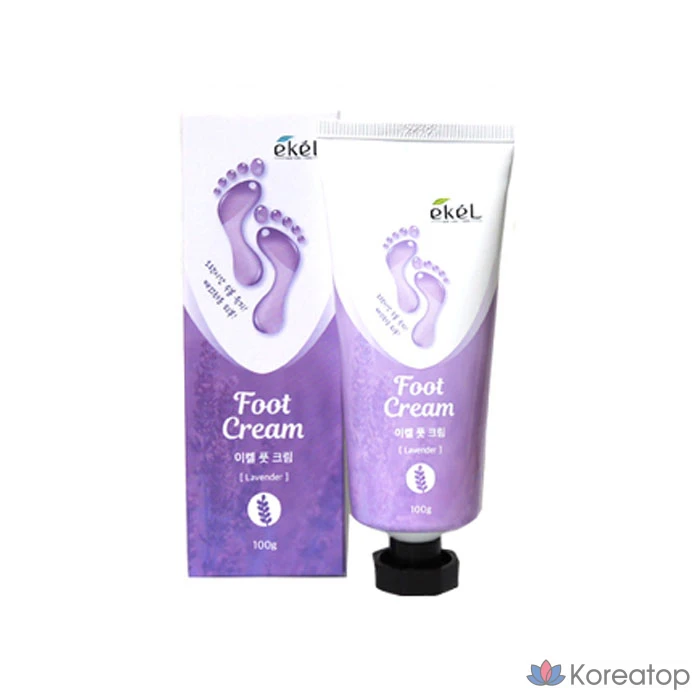 Крем для ног Ekel Blowing с лавандой и маслом ши, 100 г.