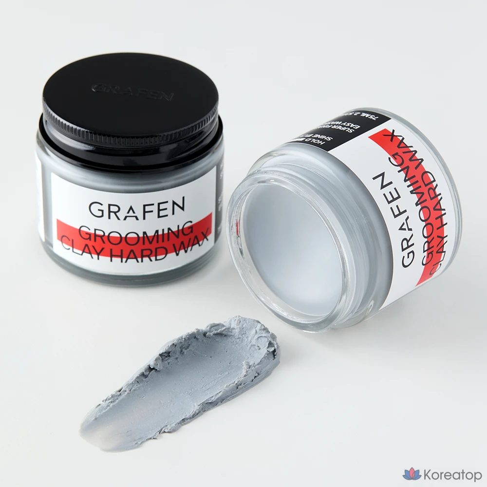 Глина для укладки волос с графеном, твердый воск для волос, 75 г, 1 упаковка