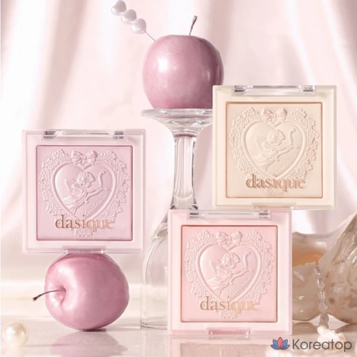 Хайлайтер Dasique Lux Glow Highlighter, оттенок 02 Pink Light, 1 шт.