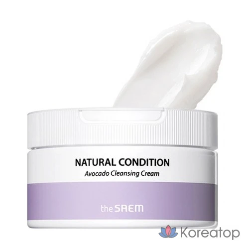 Очищающий крем с авокадо The Saem Natural Condition