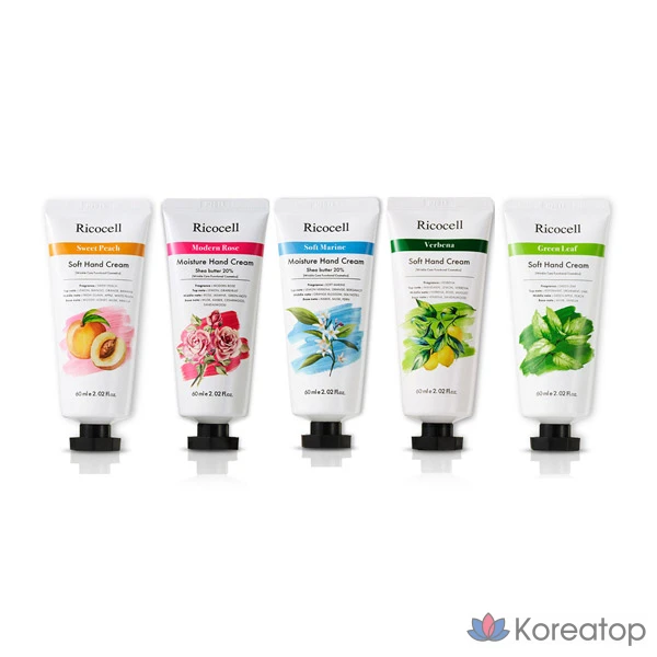 Набор из 5 кремов для рук Ricocell, 3 набора, 60 мл, фото 2