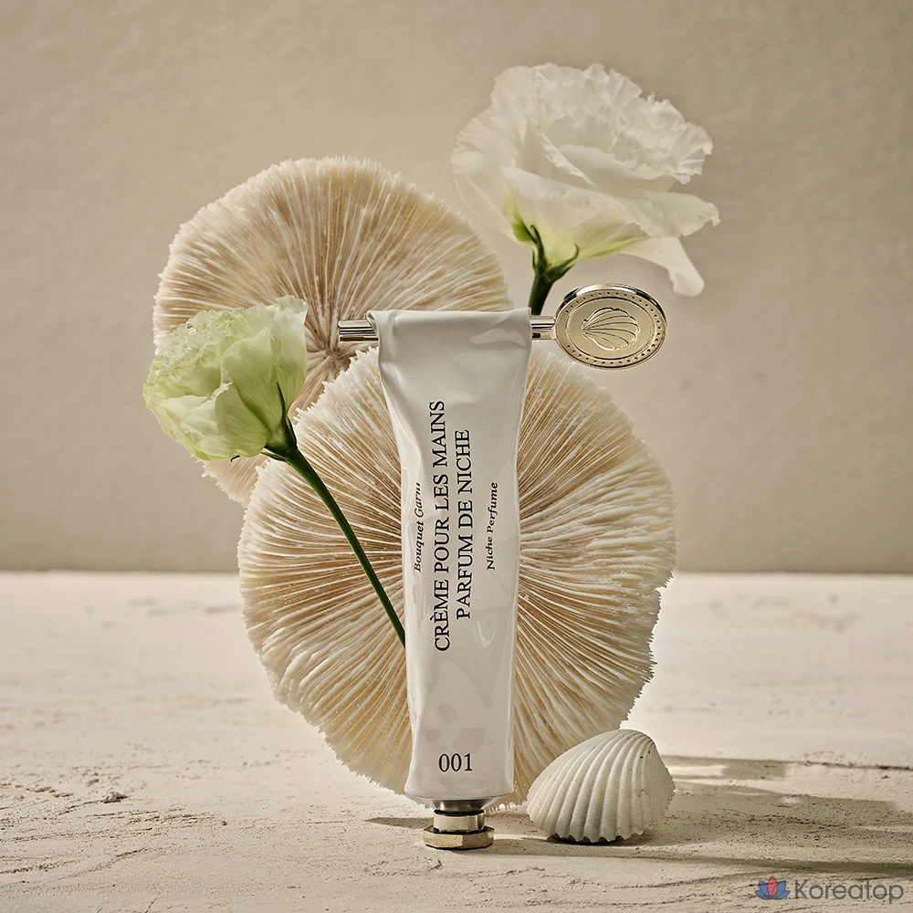 Набор для ухода Bouquet Garni Niche Perfume Hand Cream 001 + Squeezer Set, 50 мл, 4 шт., фото 2