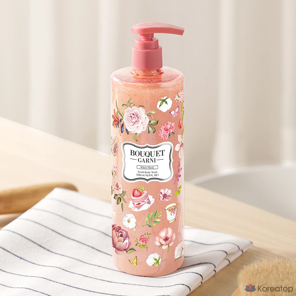 Скраб-гель для душа Bouquet garni Scrub Body Wash White Musk, 500 мл, 1 шт.