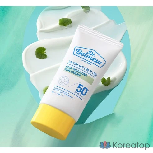 Солнцезащитный крем The Face Shop Dr. Belmer UV Derma Cica Moisture SPF50+ PA++++