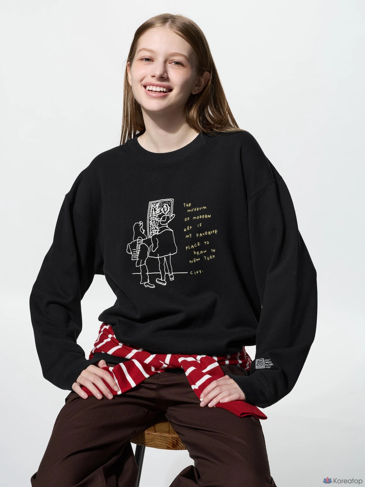 Свитшот Uniqlo Jason Polan Sweatshirt C