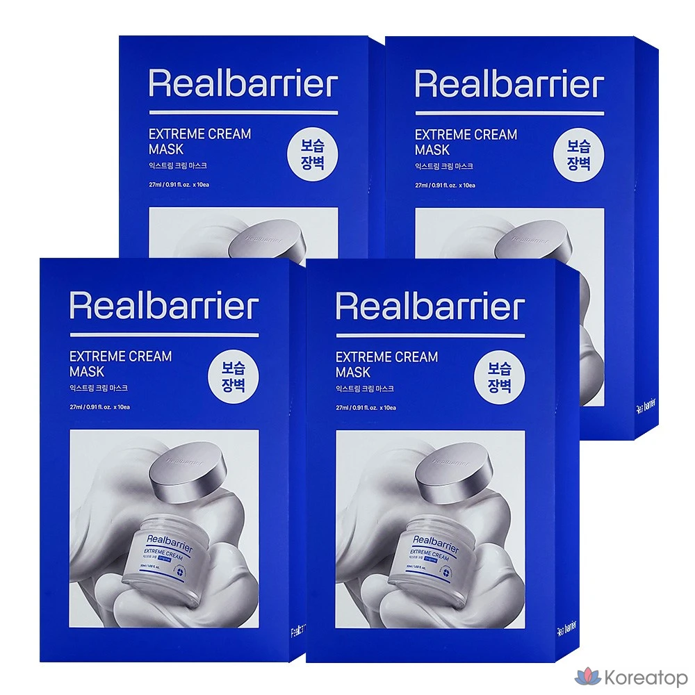 Крем-маска Real Barrier Extreme, 27 мл, упаковка из 10 штук, 4 шт.