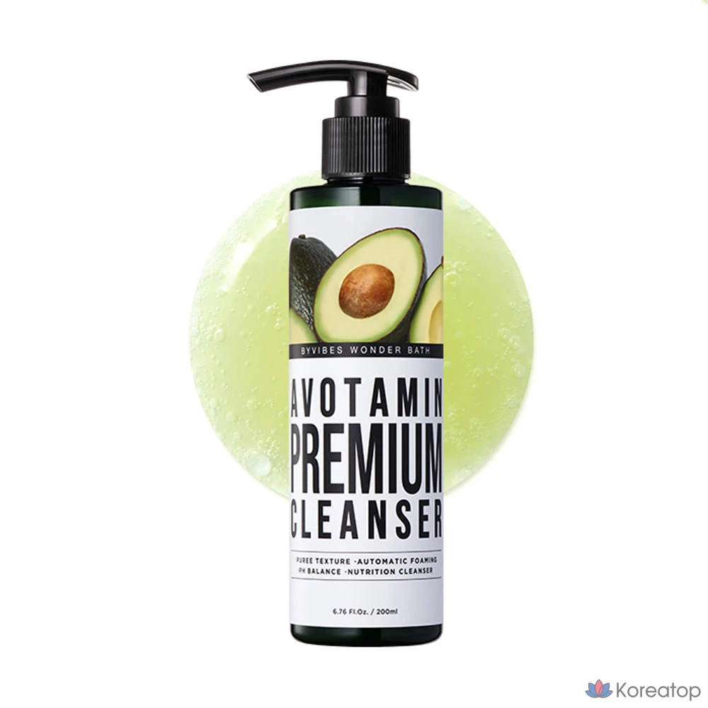 Очищающая пенка Wonder Bath Vegitox Abotamine с мягкой кислотой, 200 мл, 1 шт.