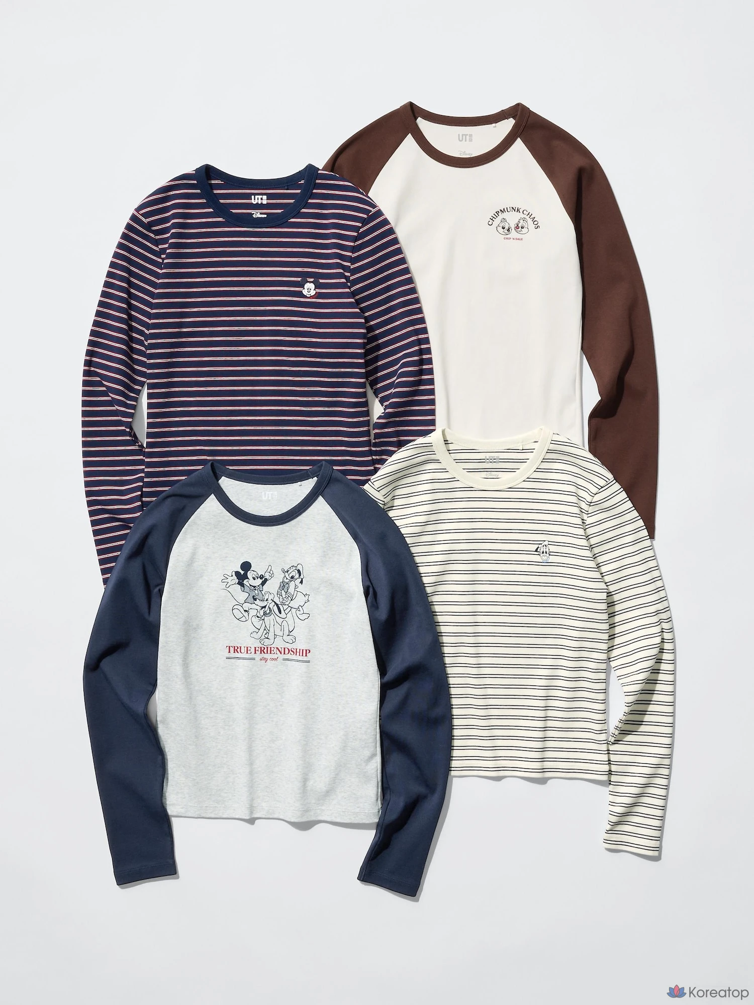 Футболка Uniqlo Mickey & Friends Mini UT Graphic T Long Sleeve A