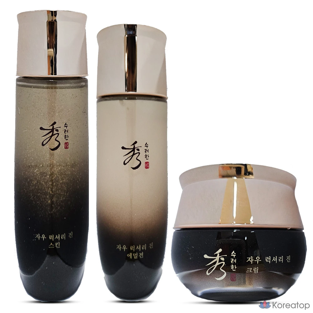 Набор для ухода Sooryehan Jau Luxury Jin 3-piece Set (Toner Emulsion Cream), 1 шт.