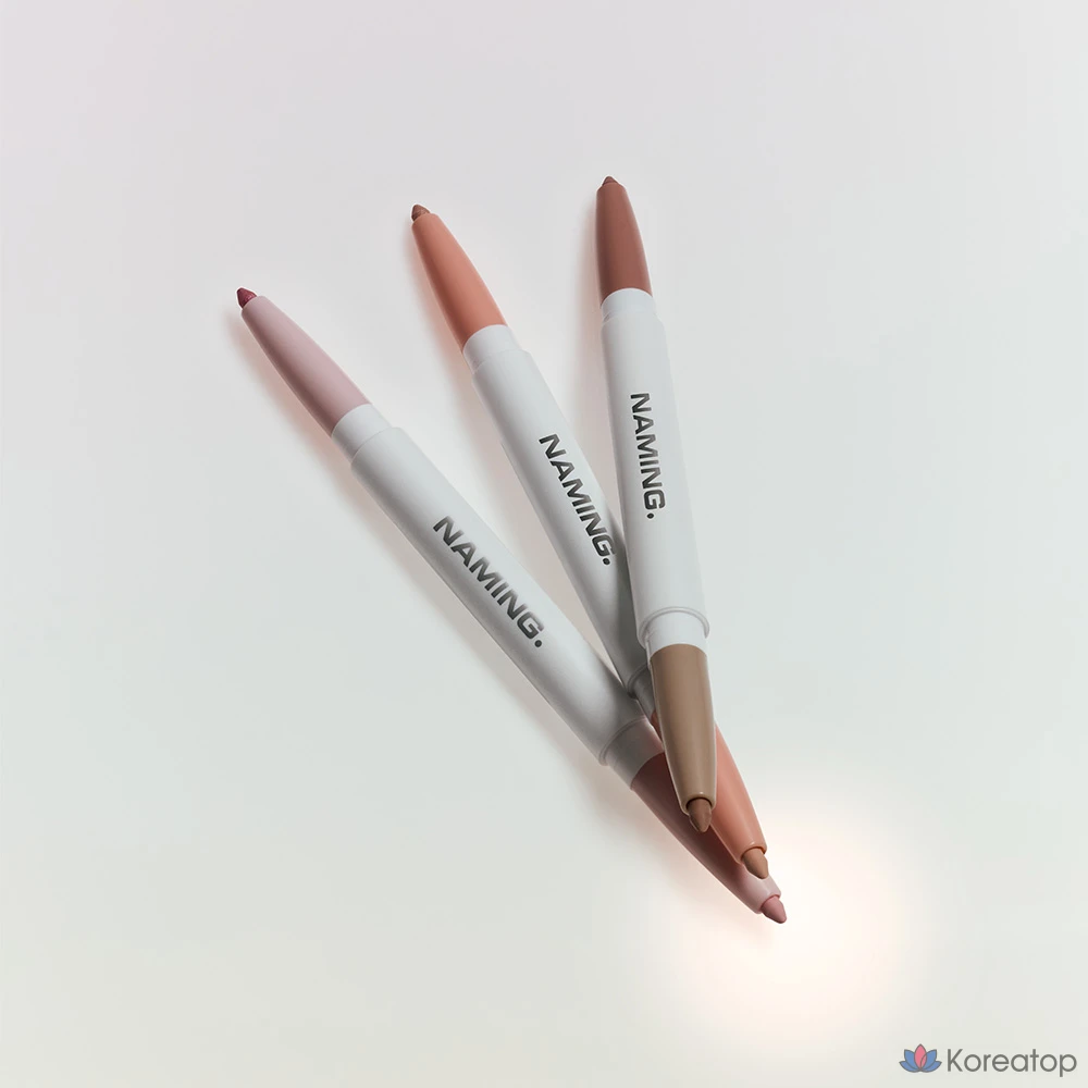Дизайнерский карандаш для глаз Naming Perfect Tail Eye, двойная подводка, 1 штука, Ombre Nudie, фото 2