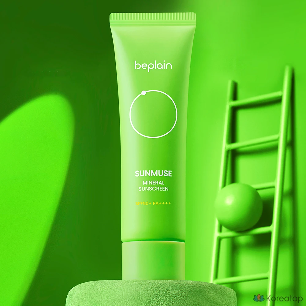 Солнцезащитный крем Beplain Sunmuse Mint Green SPF50+ PA++++, 50 мл, 1 шт.