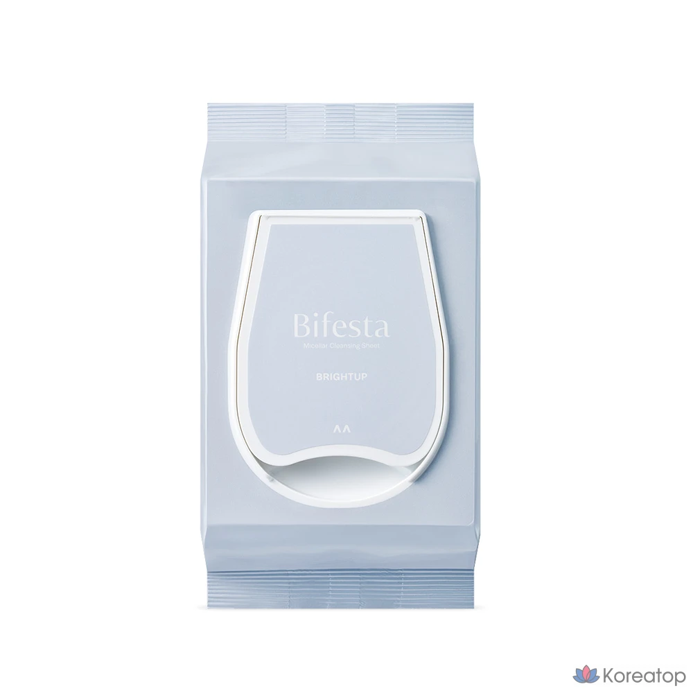 Мицеллярные очищающие салфетки Bifesta для осветления кожи, 46 листов, 1 упаковка.
