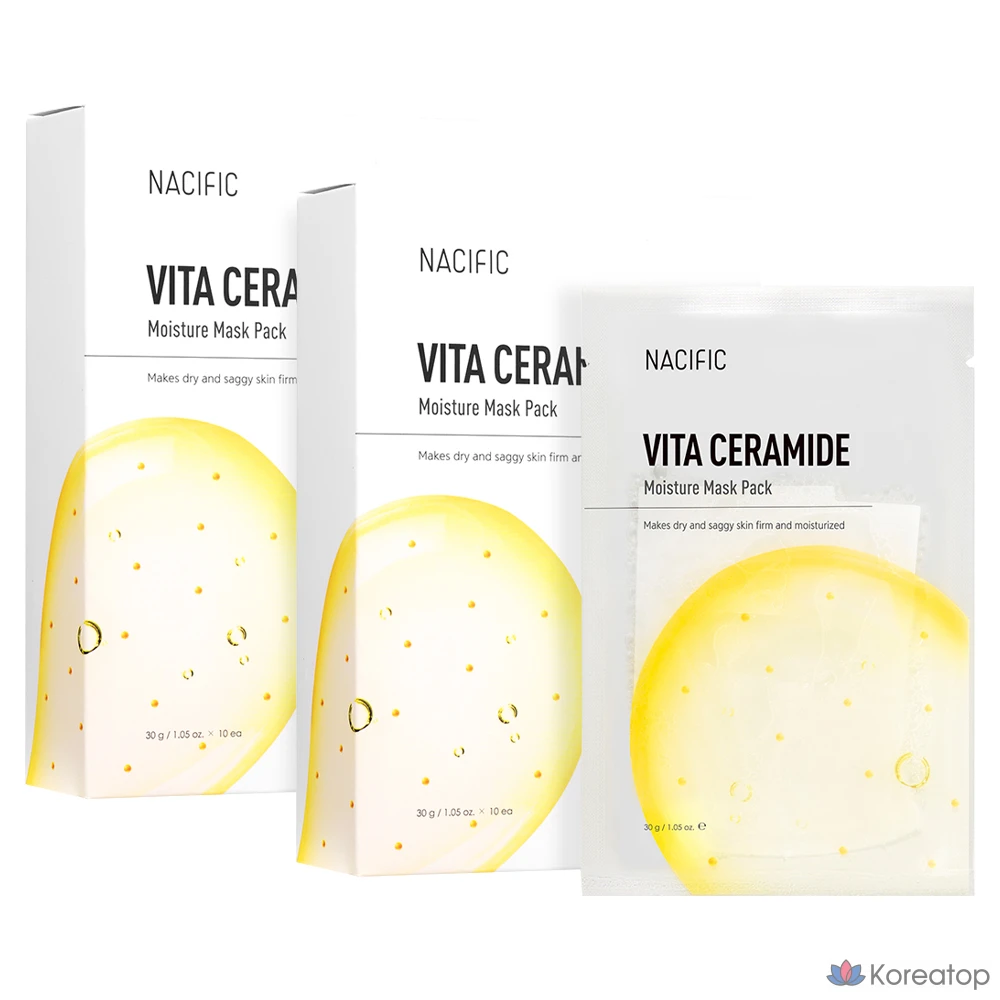 Тканевая маска для лица NACIFIC Vita Ceramide Moisture Mask, 30 г, 20 шт.