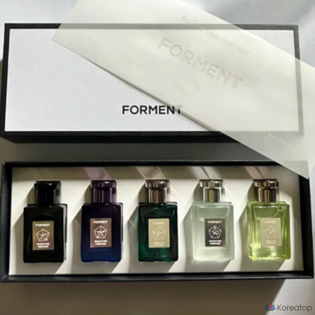 Подарочный набор духов Forment Homme Discovery из 5 флаконов по 5 мл [Cotton Hug/Dear Night/Santalain/Breeze/Basil Terrace], 2 набора