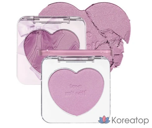 Румяна Etude Heart Pop, 4 г, оттенок Aurora Chandelier, 1 шт., фото 2