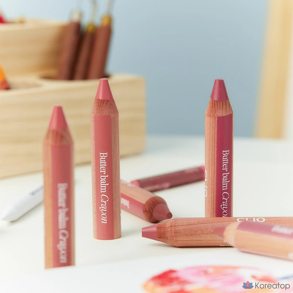 Бальзам для губ Clio Butter Balm Crayon Set, оттенок 015 Grape Topping, 1 шт., фото 2