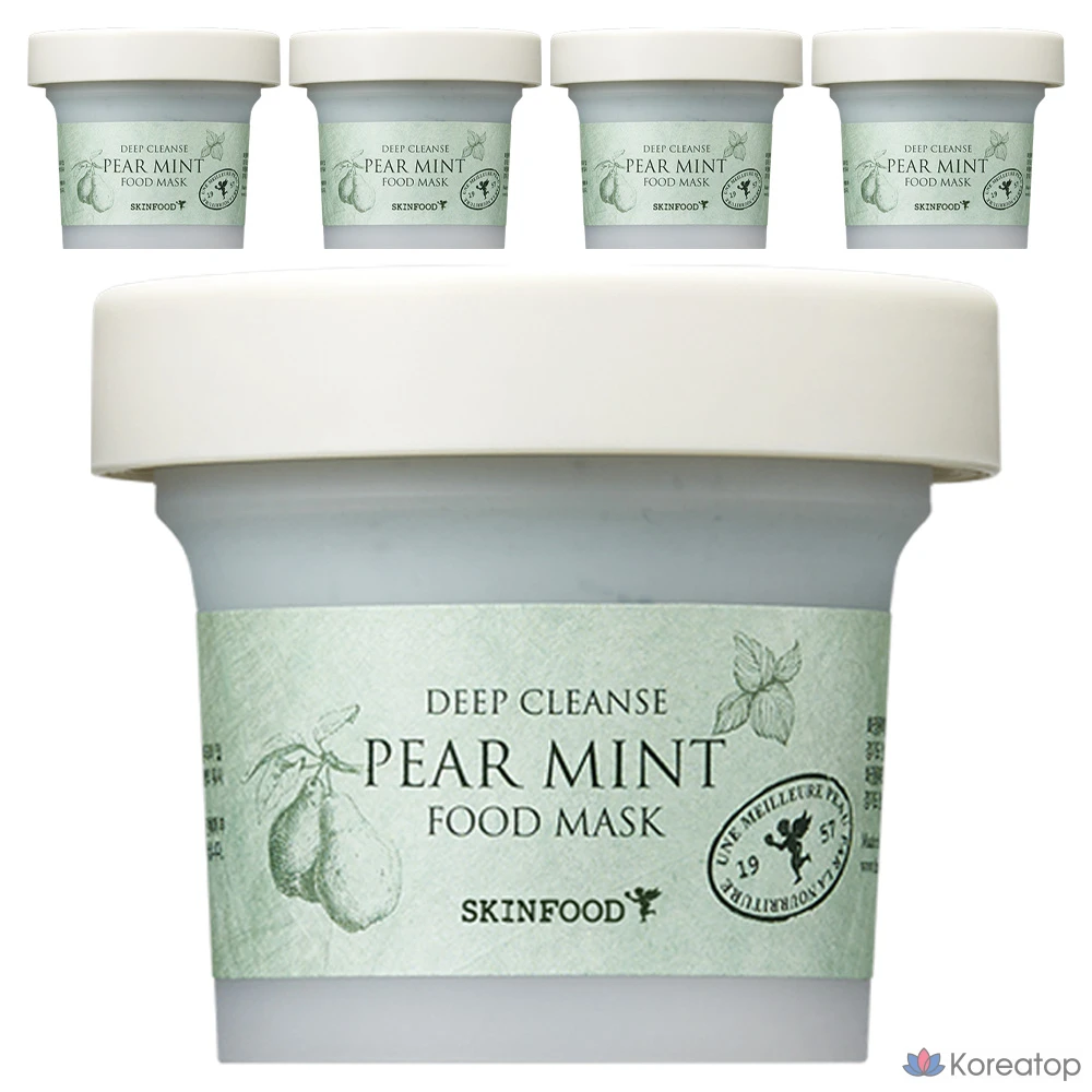 Маска для лица Skinfood Fairmint Food Mask, 120 г, 1 упаковка, 5 штук