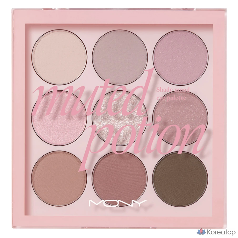 Палетка теней для век Mqny New York Shade Mood из 9 цветов, 1 шт., смешанные цвета.