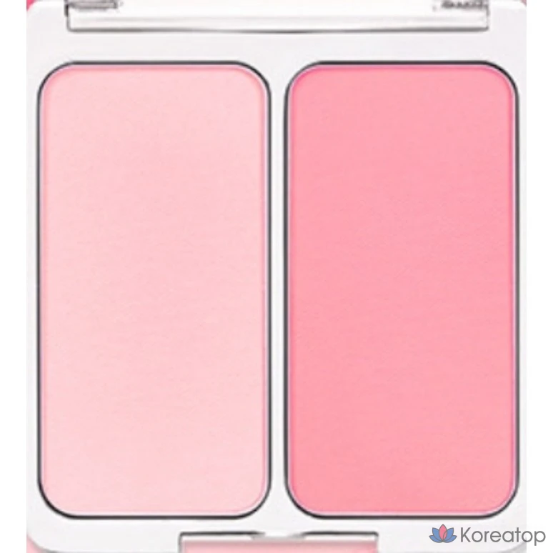 Румяна 2an Dual Cheek, оттенок Bubble Heart, 4.4 г, 1 шт.