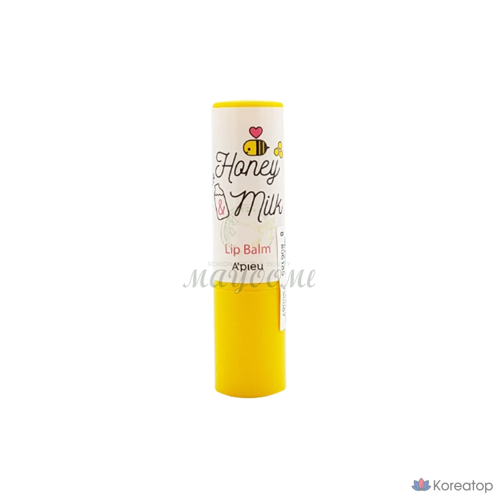 Питательный бальзам для губ Missha с медом и молоком, 3,3 г, 1 шт.