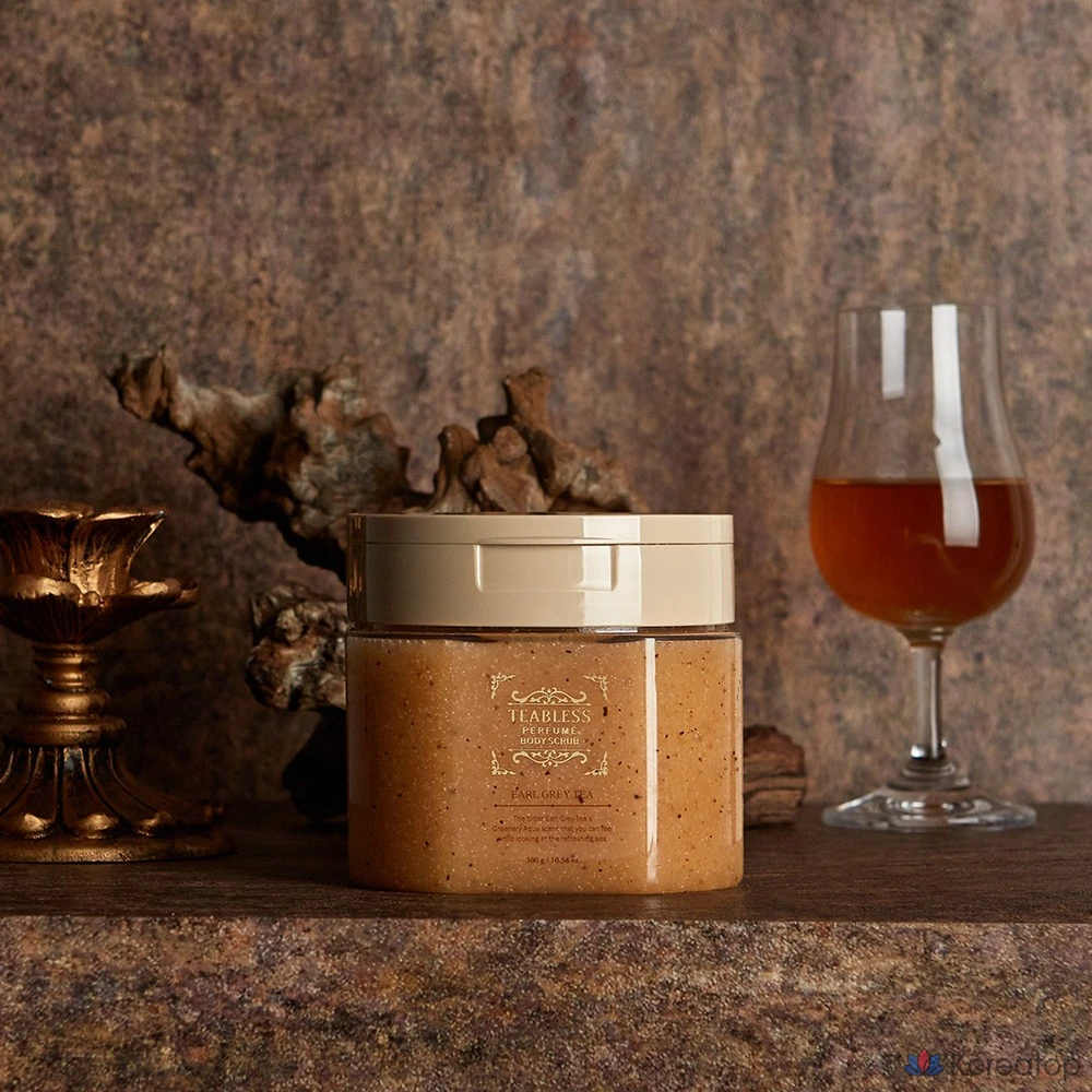 Скраб для тела Teabless Earl Grey Tea Jam с ароматом зеленого чая и воды, 1 шт., 300 г