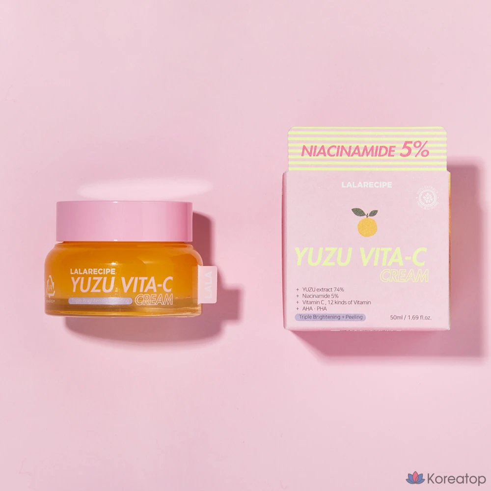Крем LALARECIPE Yuja Vita C с ниацином, 50 мл, 1 шт.
