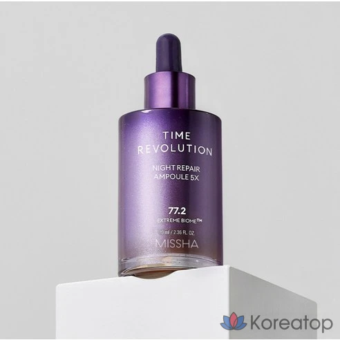 Ночное реабилитация Ампула для кожи Misha Time Revolution Night Tree Fair 5X, 70 мл