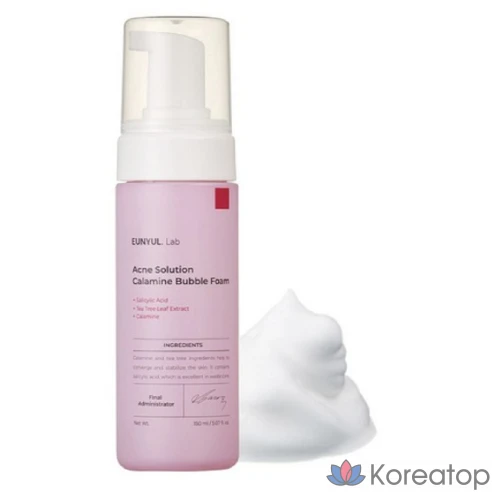 Пенка для умывания Eunyul Lab Acne Solution с каламином, 1 шт., 150 мл
