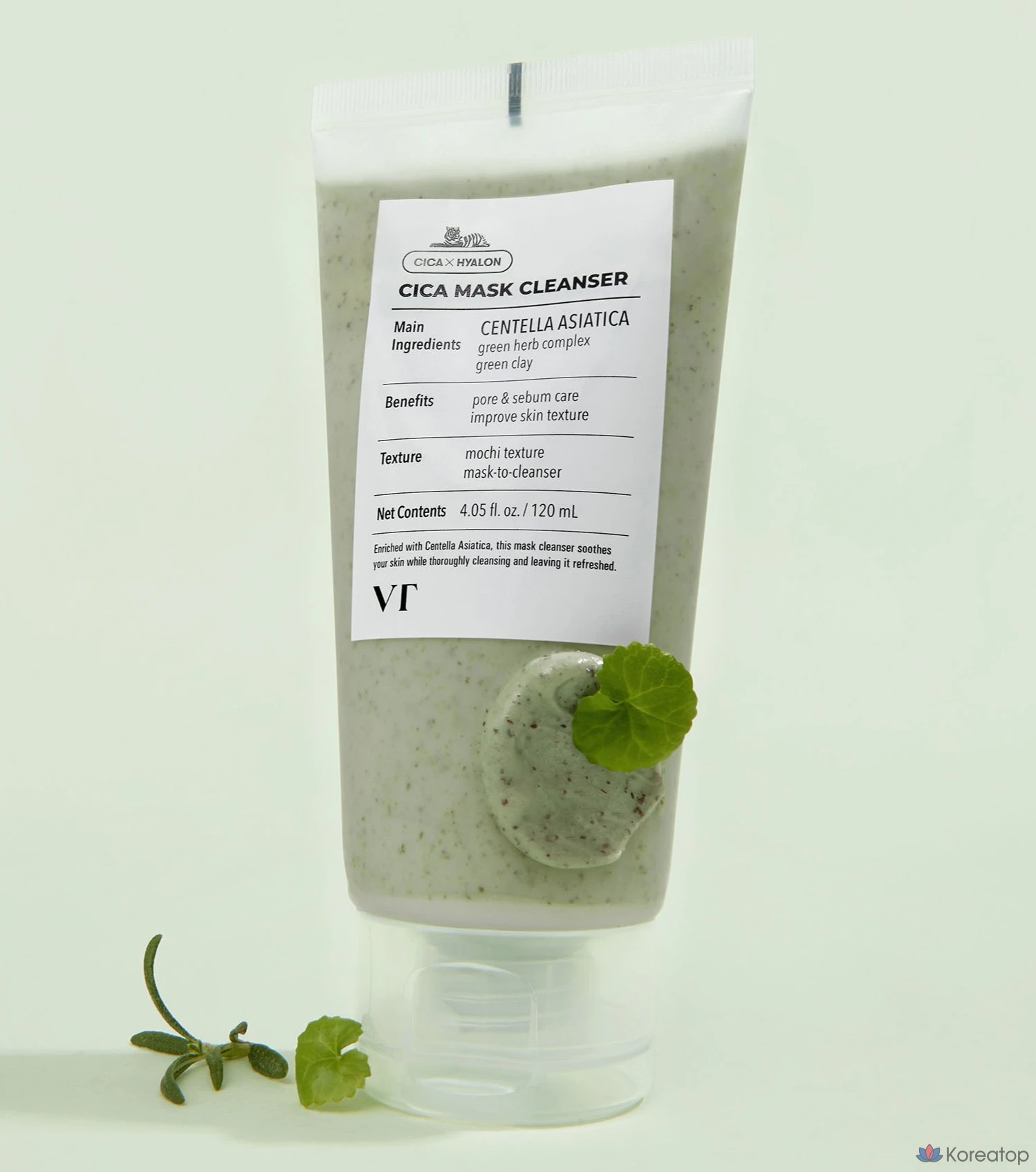 Тканевая маска для лица VT Cosmetics Cica Mask Cleanser, 120 мл, 5 шт., фото 2