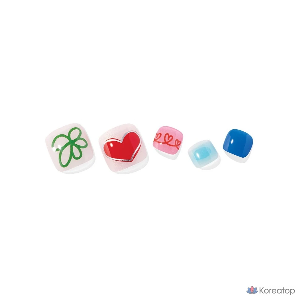 Гель-лак для педикюра Ohora Gel Strip Pedi, оттенок Happy Go Lucky, 1 шт., фото 2