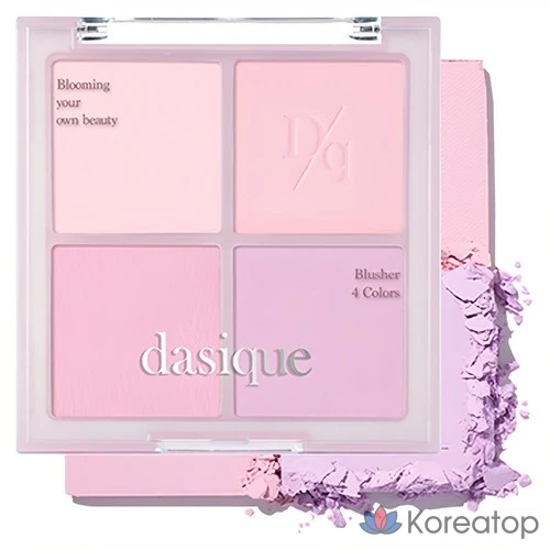 Пудровые румяна Dasique Mood Cheek Blusher, оттенок 02 Cool Blending, 10.4 г, 1 шт.