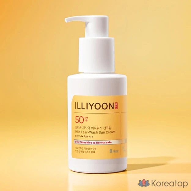 Солнцезащитный крем Illiyoon Low-Irritation Easy Wash SPF50+ PA++++, 150 мл, 1 шт.
