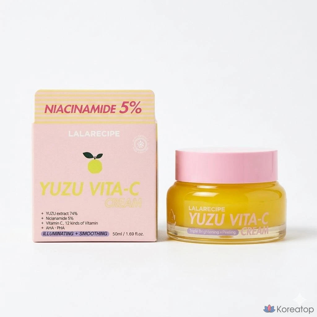 Крем LALARECIPE Yuja Vitamin C, 50 мл, 1 шт.