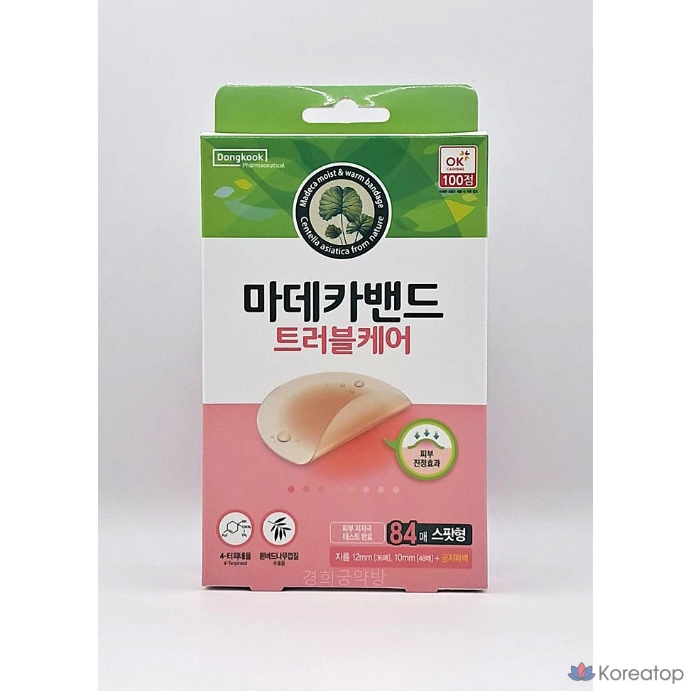 Dongkook Pharmaceutical Madeca Band Trouble Care, 84 листа, 1 комплект