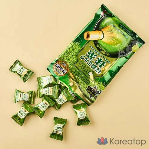 Конфеты UHA Mikakudo Tokuno Milk Matcha