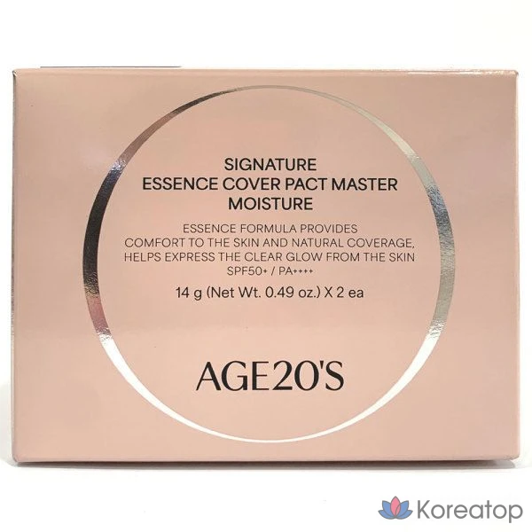 Увлажняющая тональная основа Signature Essence Cover Pact Moisture (основной продукт + сменный блок)