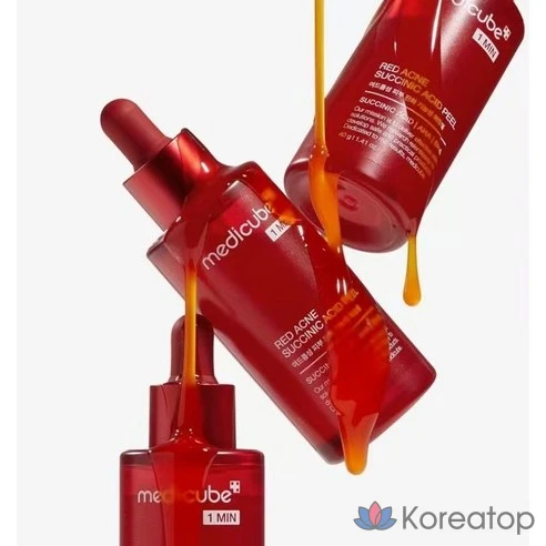 Сыворотка-пилинг с янтарной кислотой от прыщей Medicube Red