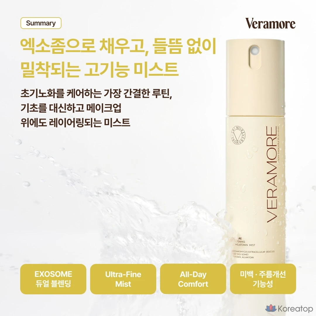 Тонер-мист VERAMORE Brightening Probiotics Exosome Toner Mist, 100 мл, 1 шт.