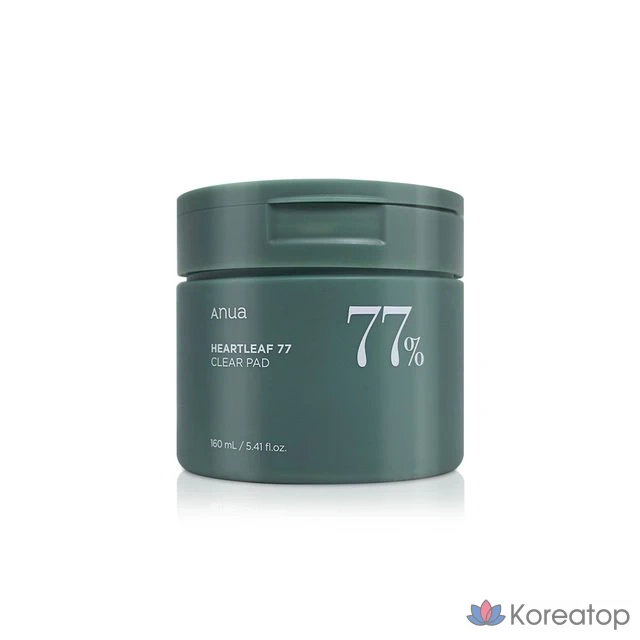 Прокладки Anua Eoseongcho 77 Clear Pad, 160 мл, 70 листов, 1 упаковка