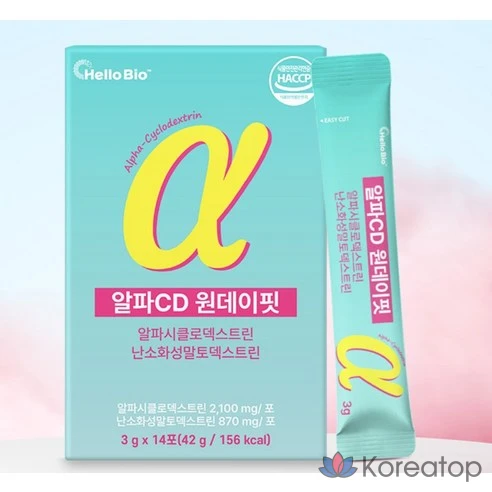 Неусвояемый мальтодекстрин Hello Bio Alpha CD One Day Fit Alpha Cyclodextrin