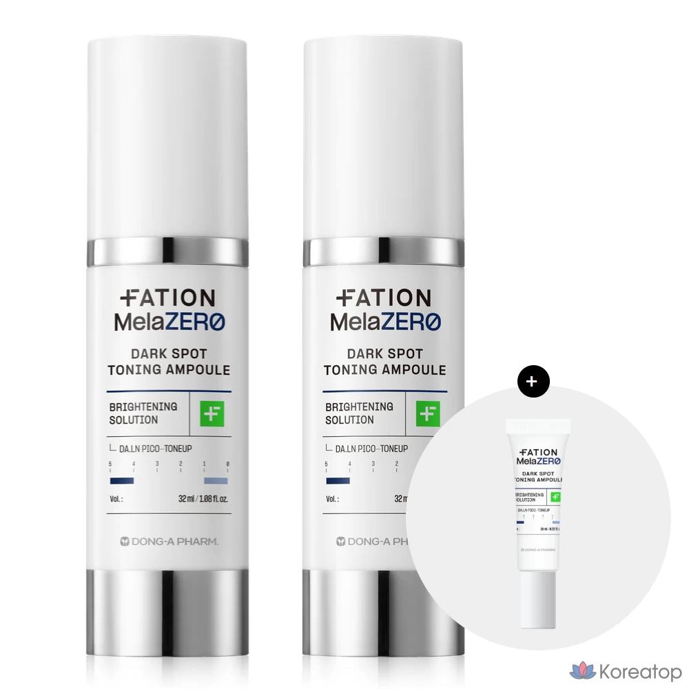 Dong-A Pharmaceutical Party On Melazero Freckle Toning Ampoule Double (32ml+32ml), 1 шт.