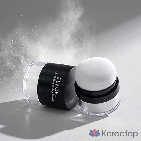 Пудра ELROEL No Sebum Fixing Powder, бесцветная, 1 шт.