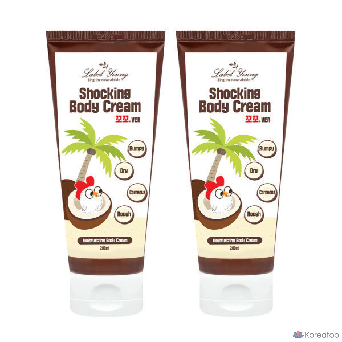 Крем для тела Label Young Shocking Coco, Увлажняющий крем для чувствительной кожи тела, 1 шт., 1 г